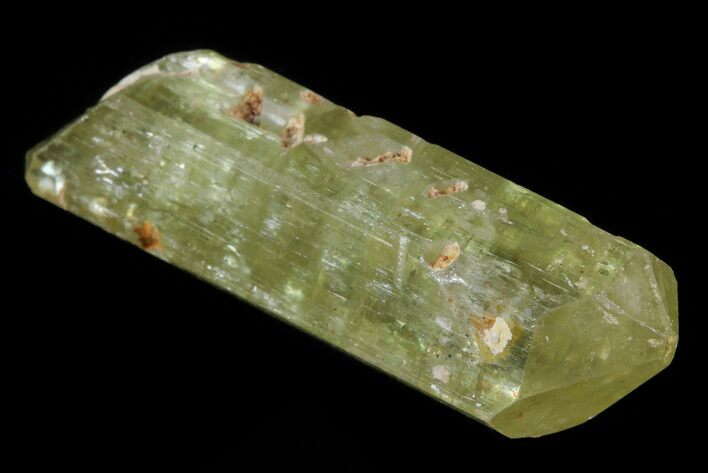 Lustrous Yellow Apatite Crystal - Morocco #82511